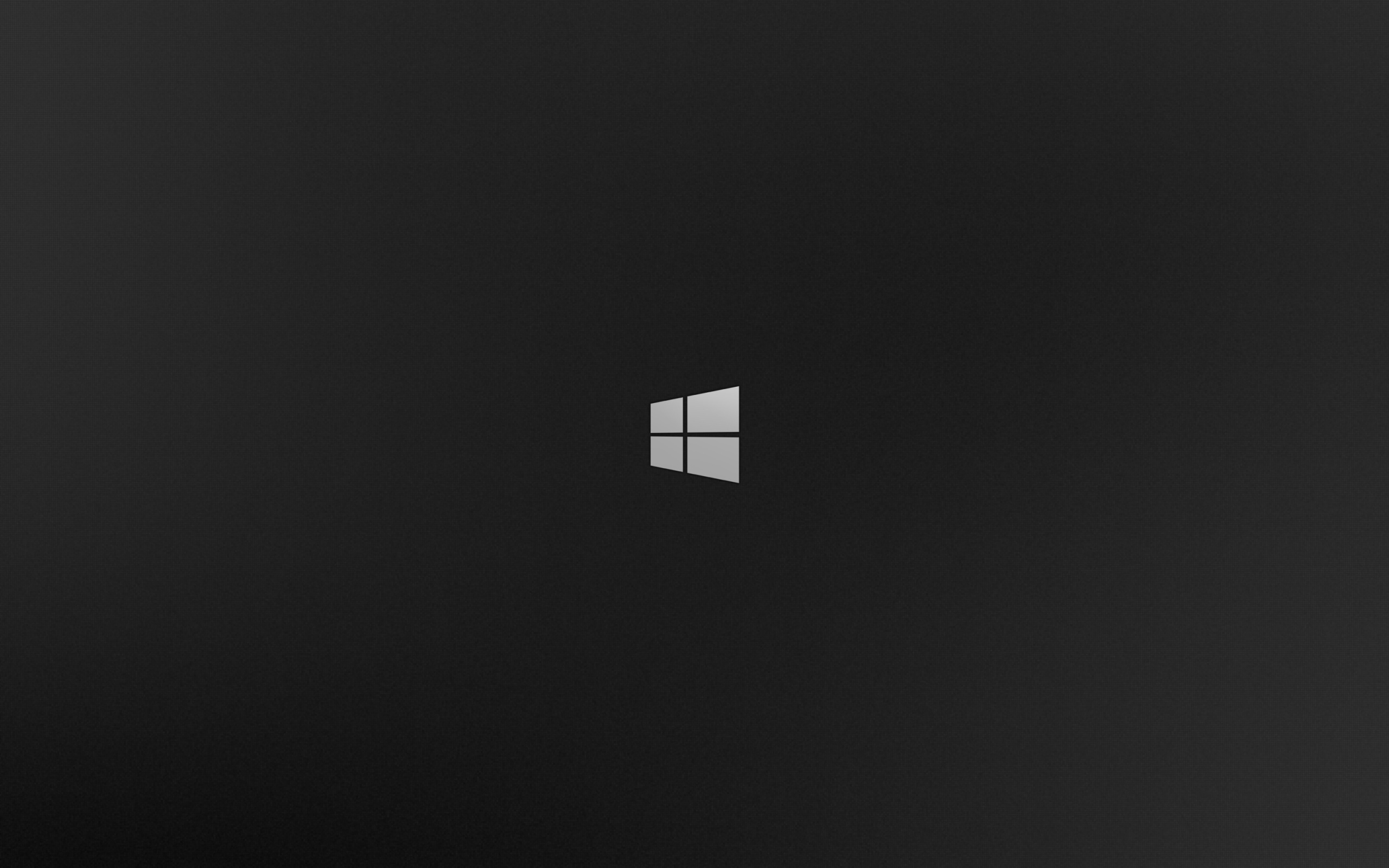 Das Windows 8 Black Logo Wallpaper 2560x1600
