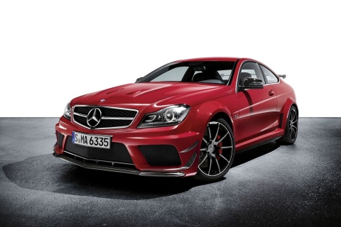 Fondo de pantalla Mercedes C63 AMG Coupe 480x320