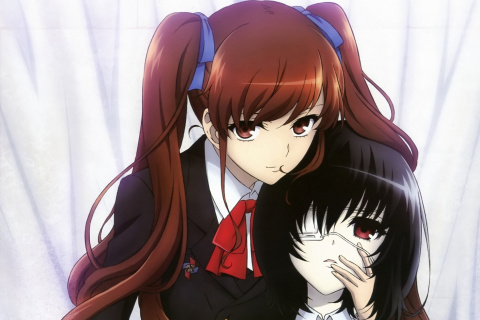 Izumi Akazawa and Mei Misaki in Another screenshot #1 480x320