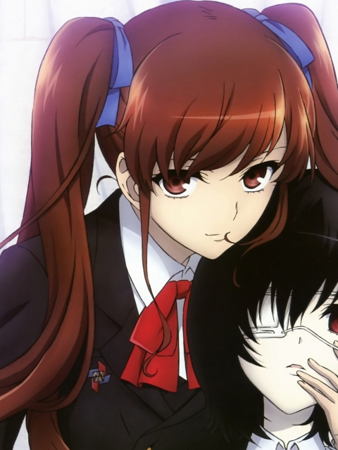 Screenshot №1 pro téma Izumi Akazawa and Mei Misaki in Another 480x640
