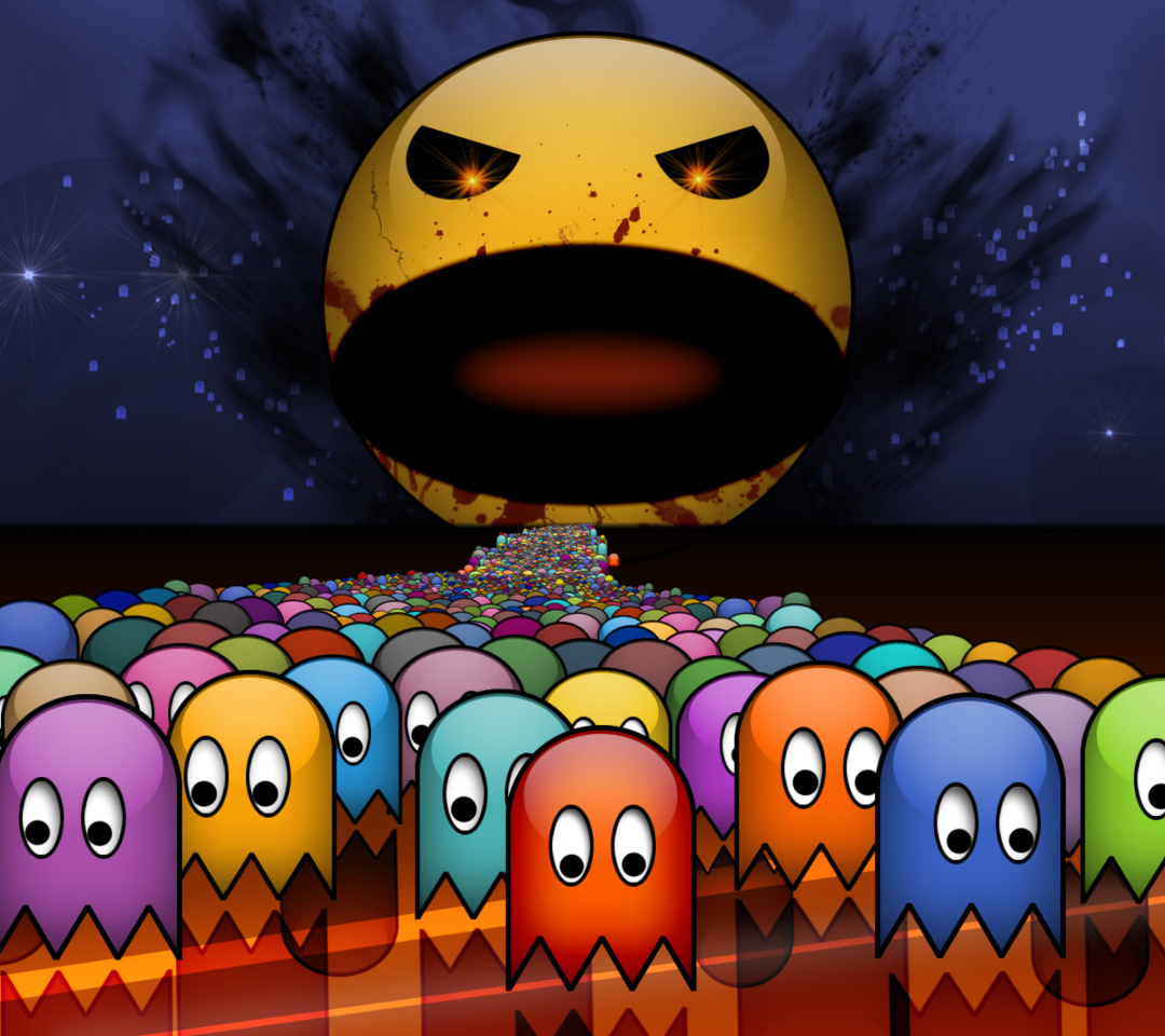 Fondo de pantalla Pacman 1080x960