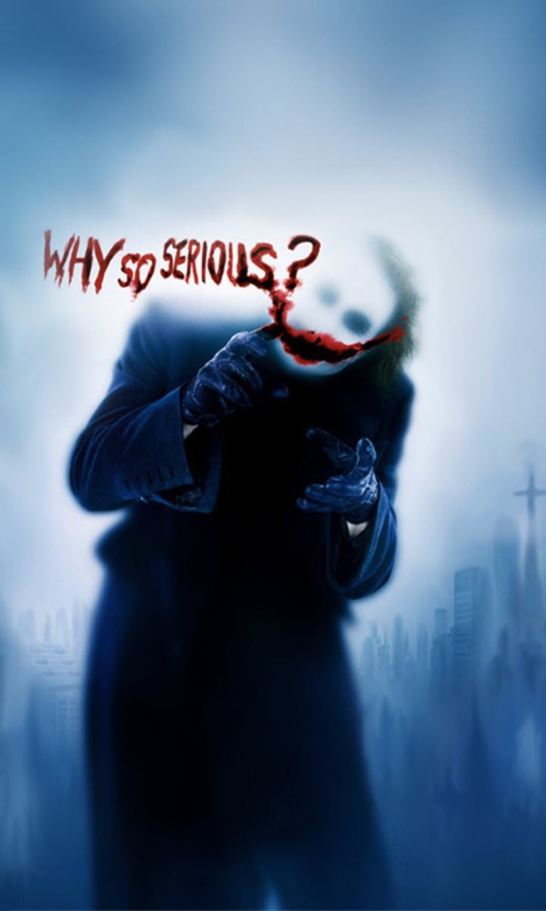 Joker Why So Serious wallpaper 768x1280