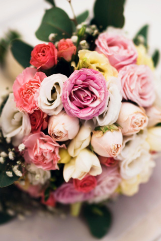 Sfondi Wedding Bouquet 320x480
