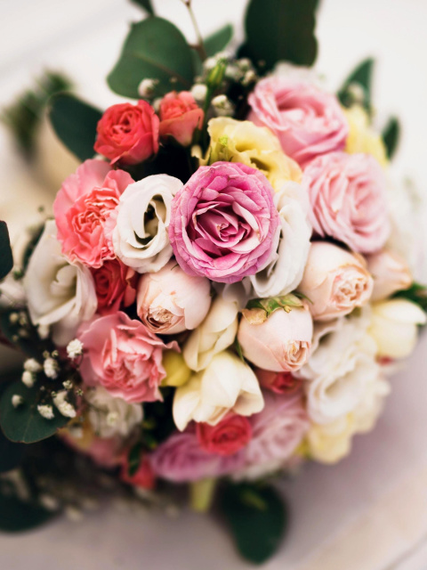Sfondi Wedding Bouquet 480x640