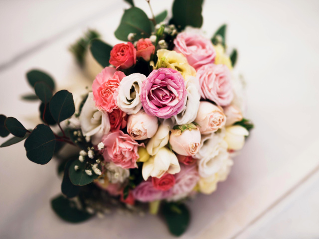 Fondo de pantalla Wedding Bouquet 640x480