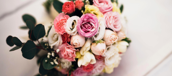 Обои Wedding Bouquet 720x320