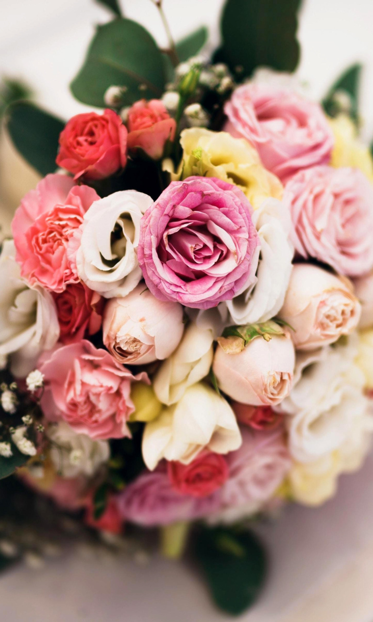 Fondo de pantalla Wedding Bouquet 768x1280