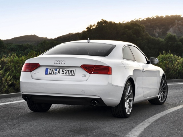 Das Audi A5 Coupe Rear View Wallpaper 640x480