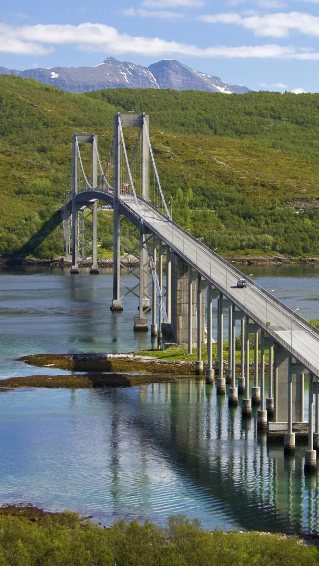 Das Suspension Bridge Wallpaper 640x1136