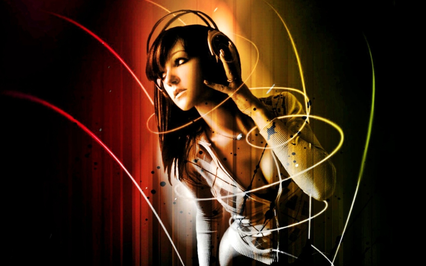 Sfondi Music Girl 1440x900