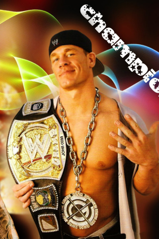 John Cena vs Randy Orton wallpaper 320x480