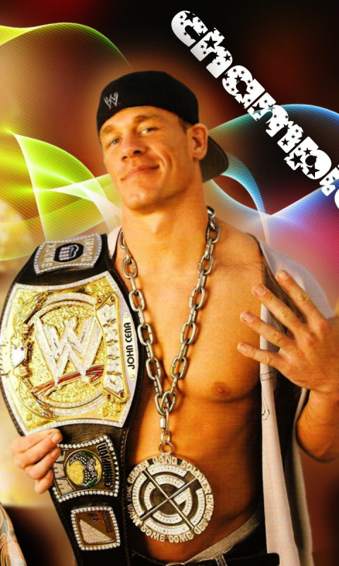 John Cena vs Randy Orton wallpaper 480x800