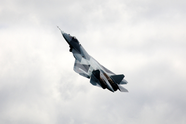 Das Amazing Russian Fighter Jet Wallpaper