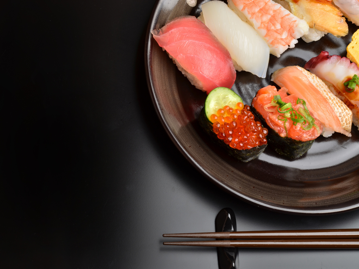 Fondo de pantalla Sushi Plate 1152x864