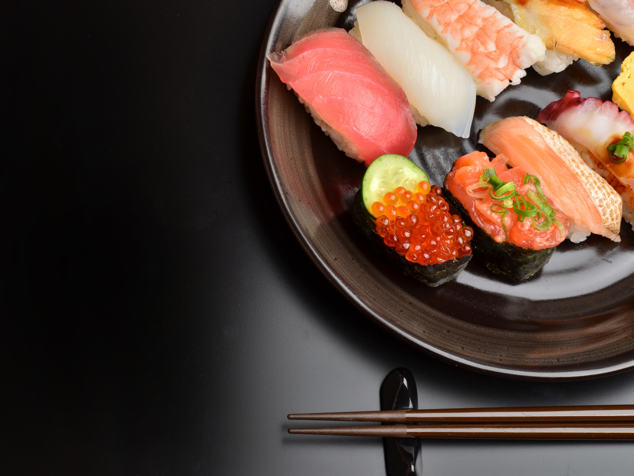 Fondo de pantalla Sushi Plate 1280x960