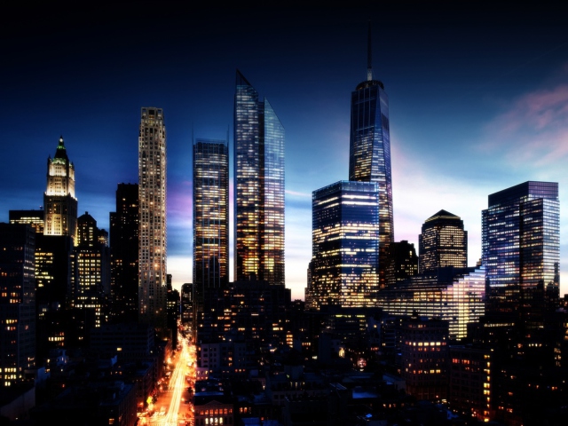 Fondo de pantalla Manhattan 640x480