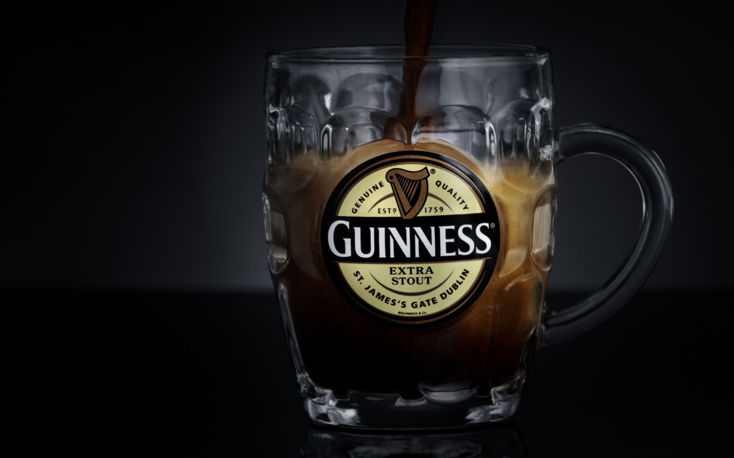 Screenshot №1 pro téma Guinness Extra Stout 1440x900