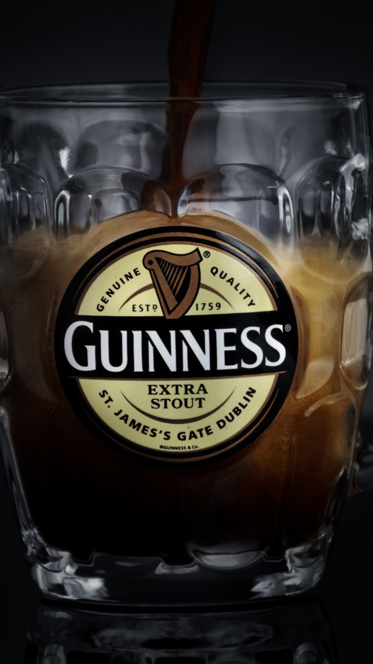 Fondo de pantalla Guinness Extra Stout 750x1334