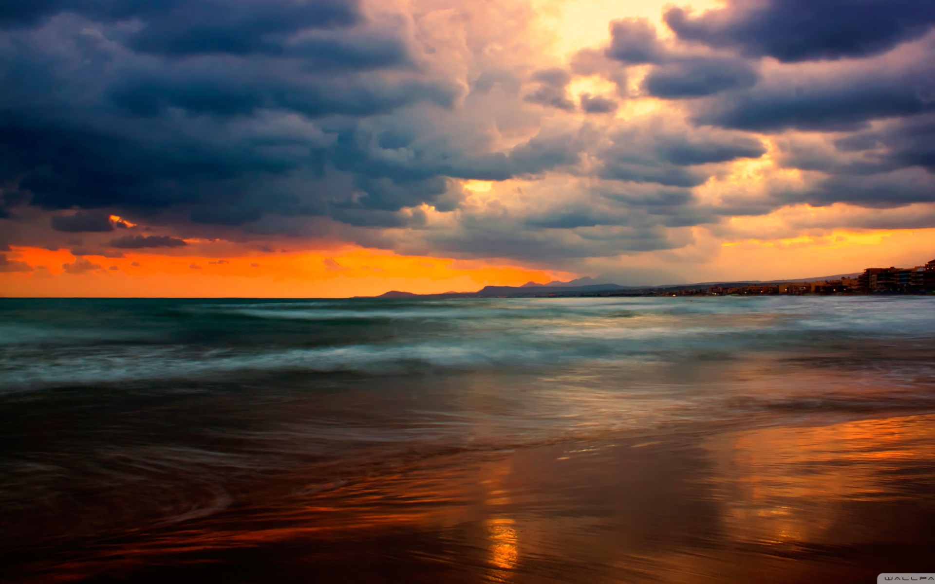 Fondo de pantalla Stormy Sunset 1920x1200