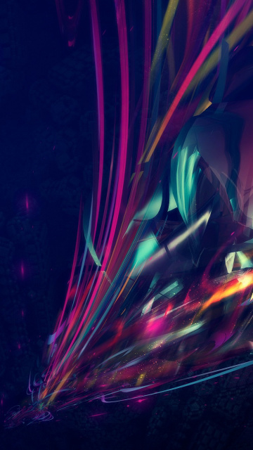 3D Colorful Abstract screenshot #1 360x640