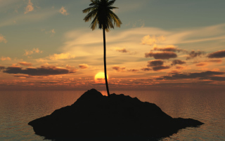 Palm Island - Obrázkek zdarma pro Desktop Netbook 1366x768 HD
