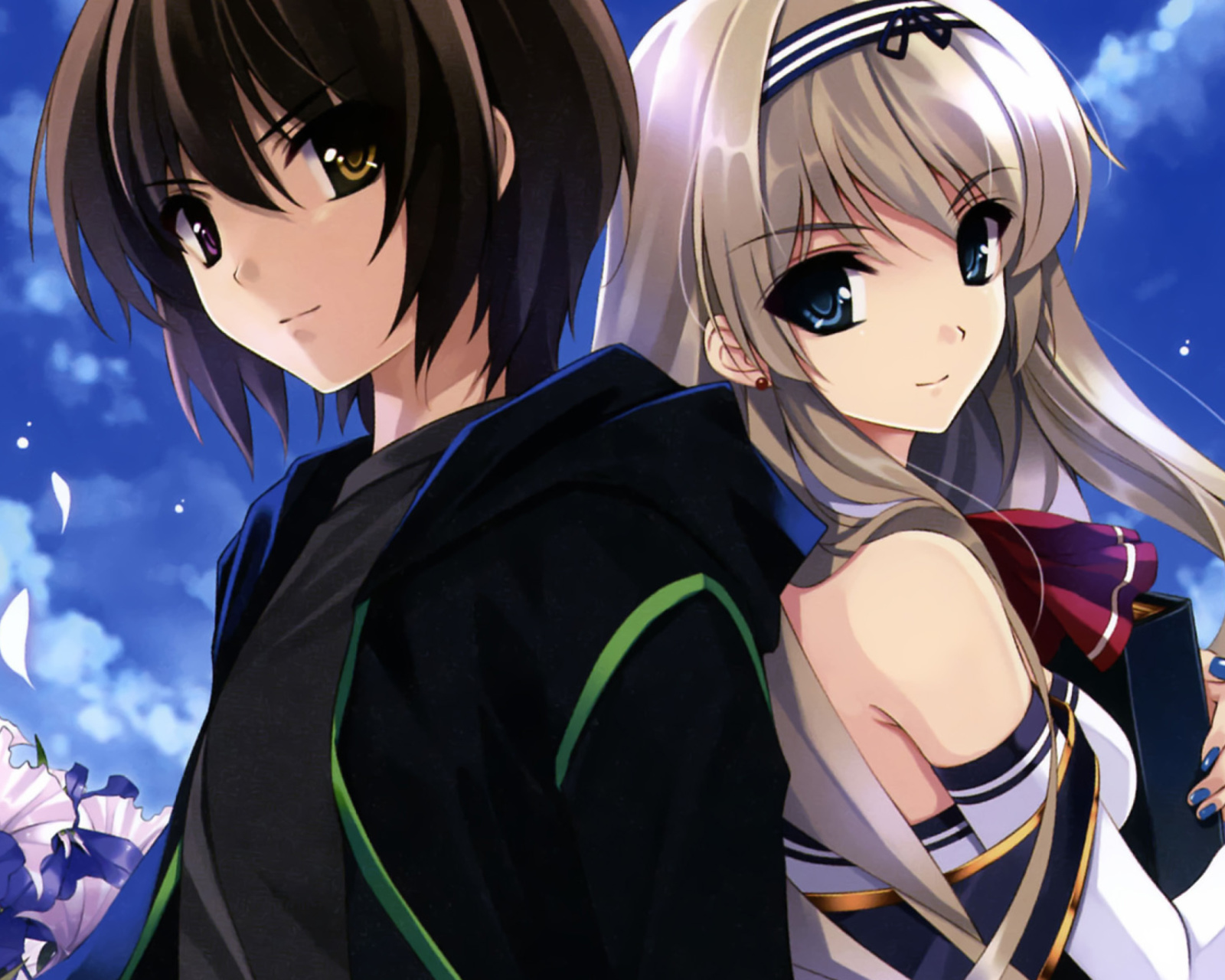 Fondo de pantalla Kurehito Misaki Anime Couple 1600x1280