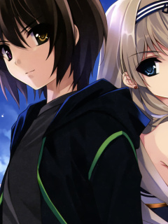 Kurehito Misaki Anime Couple screenshot #1 240x320