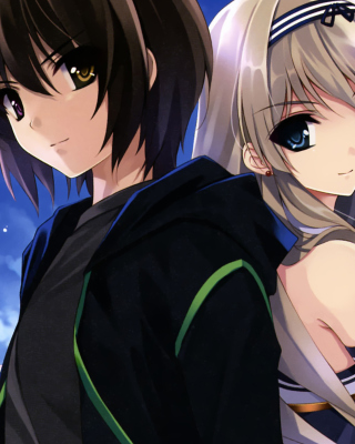 Kurehito Misaki Anime Couple - Fondos de pantalla gratis para Nokia Asha 309