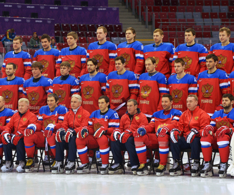 Russian Hockey Team Sochi 2014 screenshot #1 480x400