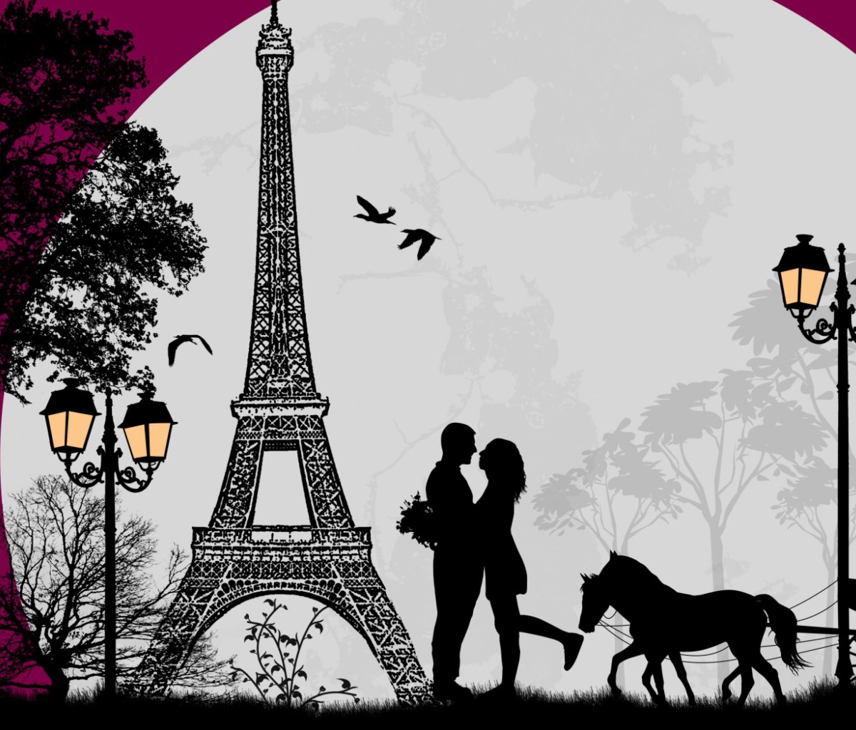 Screenshot №1 pro téma Paris City Of Love 1200x1024