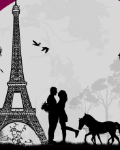 Fondo de pantalla Paris City Of Love 176x220