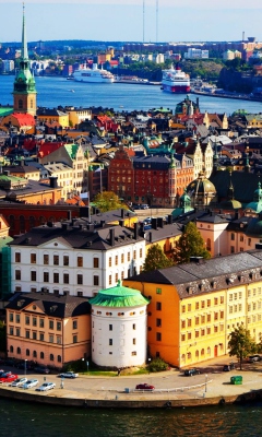 Screenshot №1 pro téma Colorful Stockholm 240x400