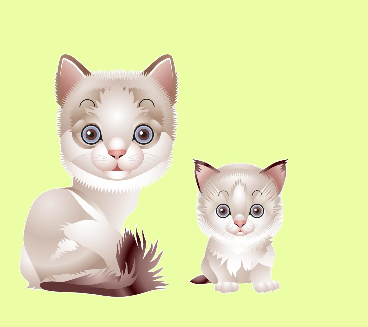 Обои Hipster Cat Clip Art 1440x1280