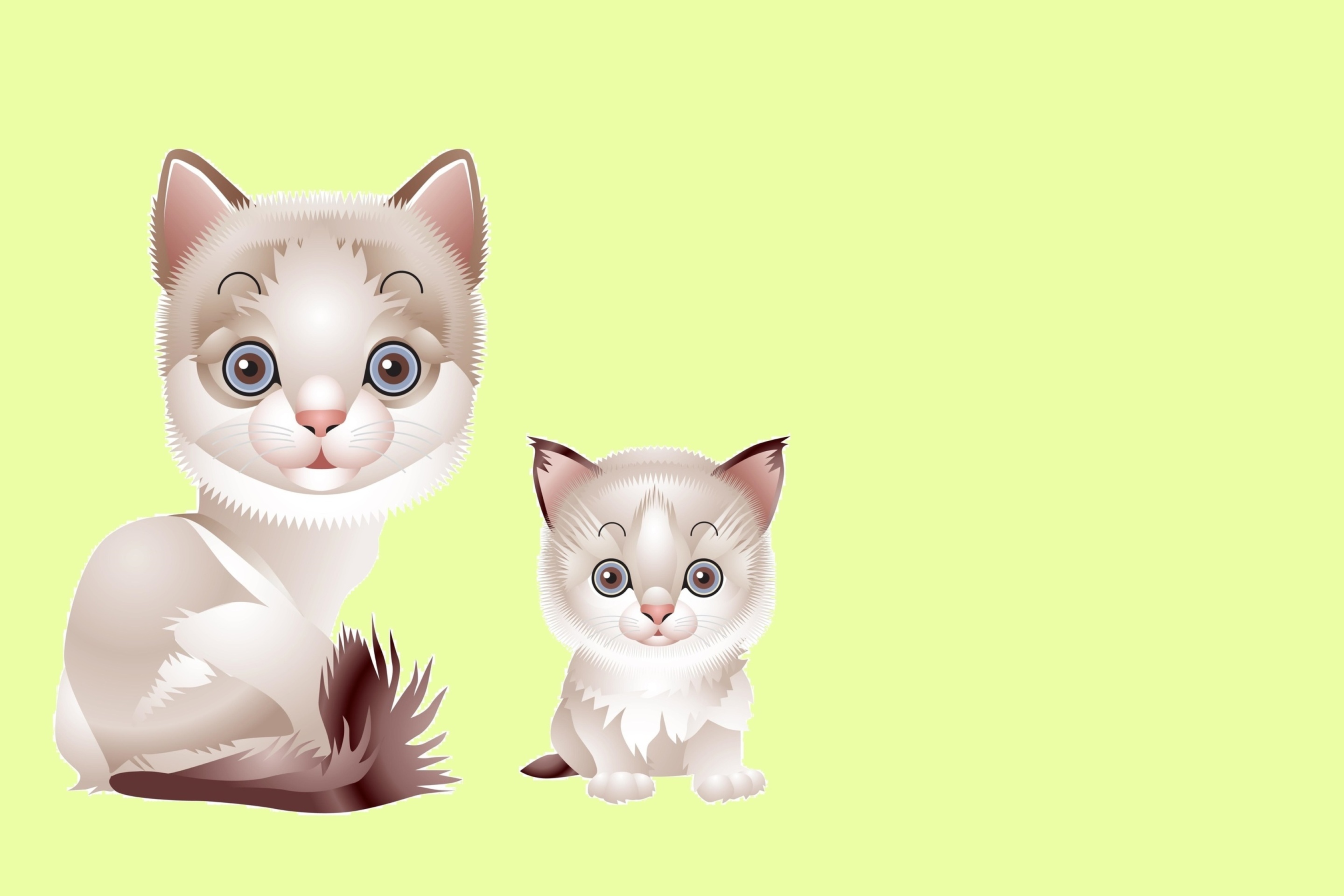 Fondo de pantalla Hipster Cat Clip Art 2880x1920