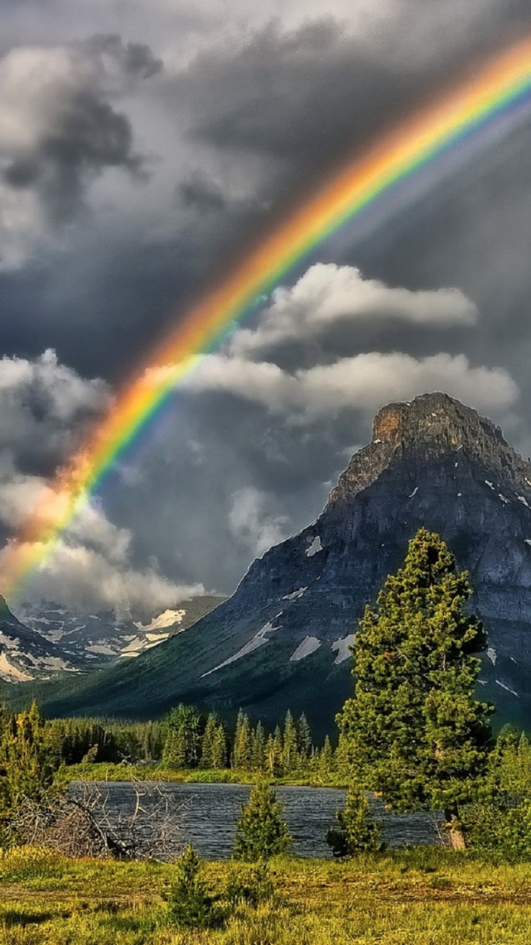 Das Rainbow In Sky Wallpaper 1080x1920