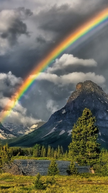 Rainbow In Sky wallpaper 360x640