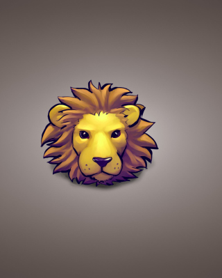 Lion Muzzle Illustration - Obrázkek zdarma pro Nokia X6