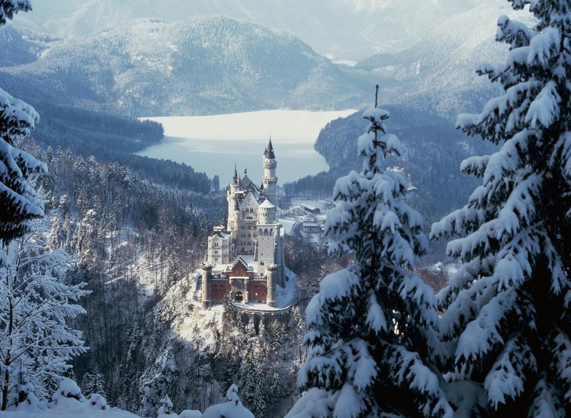 Screenshot №1 pro téma Neuschwanstein Castle in Bavaria Germany 1920x1408