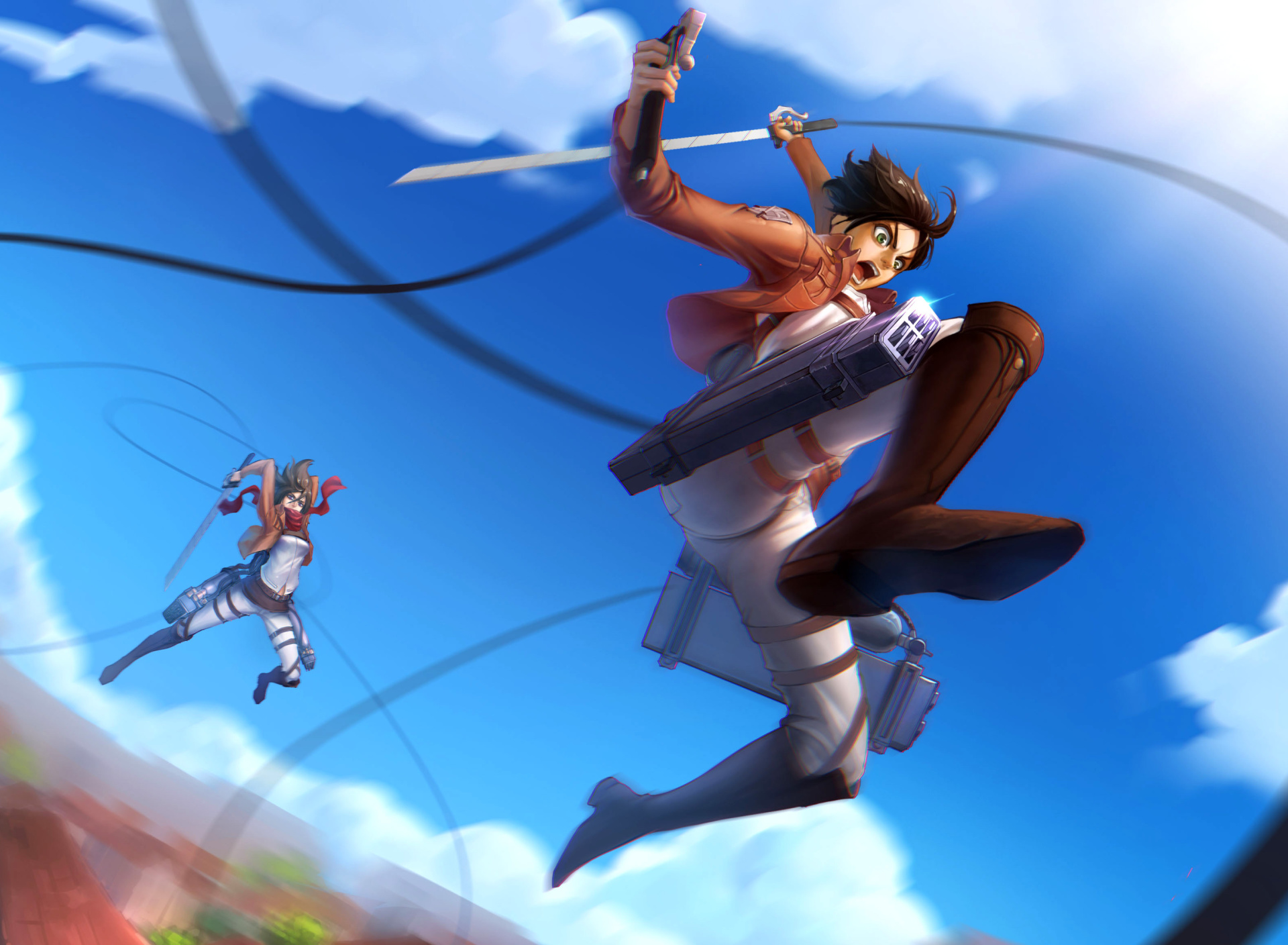 Das Shingeki No Kyojin, Attack on Titan Wallpaper 1920x1408