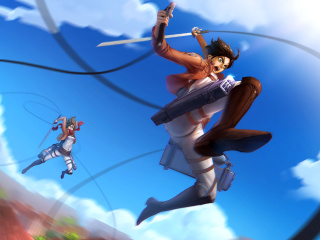 Screenshot №1 pro téma Shingeki No Kyojin, Attack on Titan 320x240