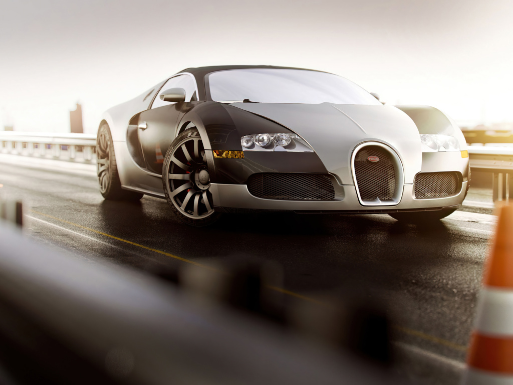 Bugatti Veyron HD wallpaper 1024x768
