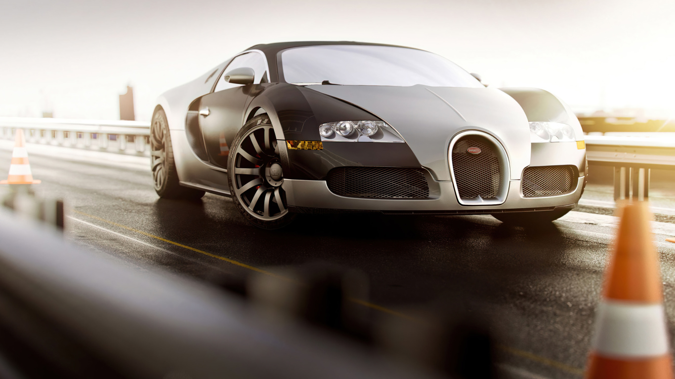 Sfondi Bugatti Veyron HD 1366x768