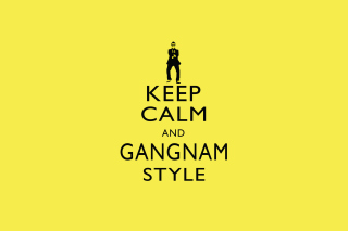 Keep Calm And Gangnam Style - Obrázkek zdarma pro Samsung Galaxy Tab 10.1