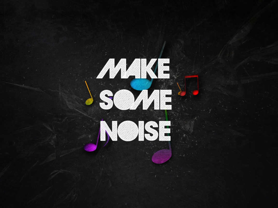 Screenshot №1 pro téma Make Some Noise 1152x864