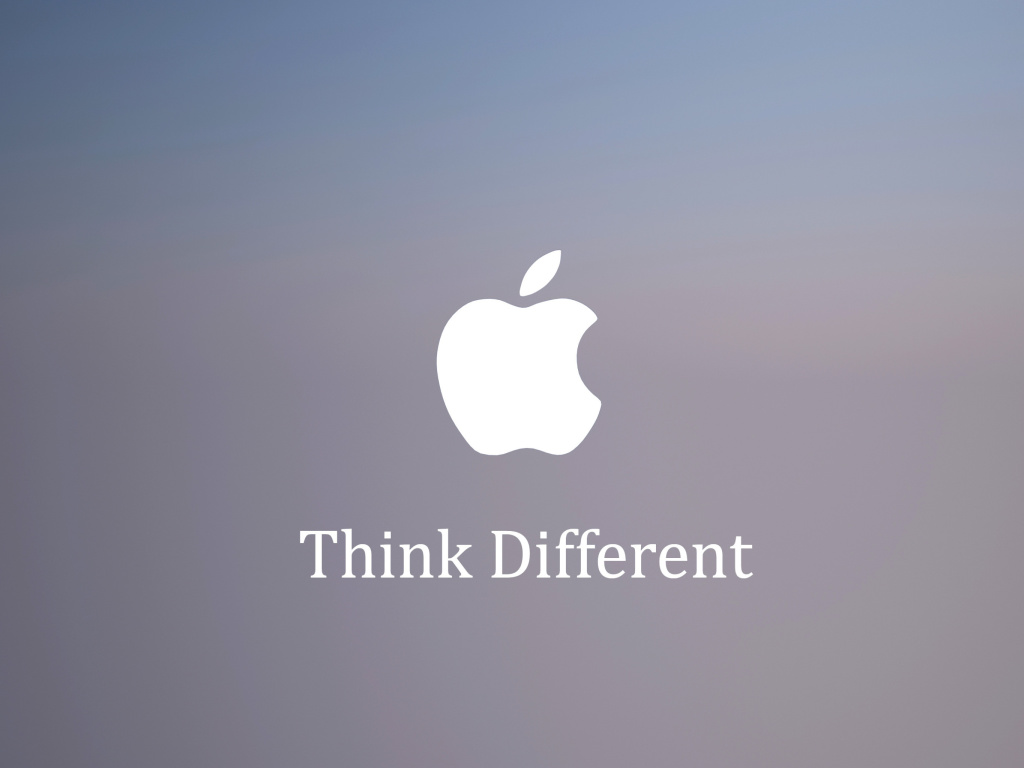 Screenshot №1 pro téma Apple, Think Different 1024x768