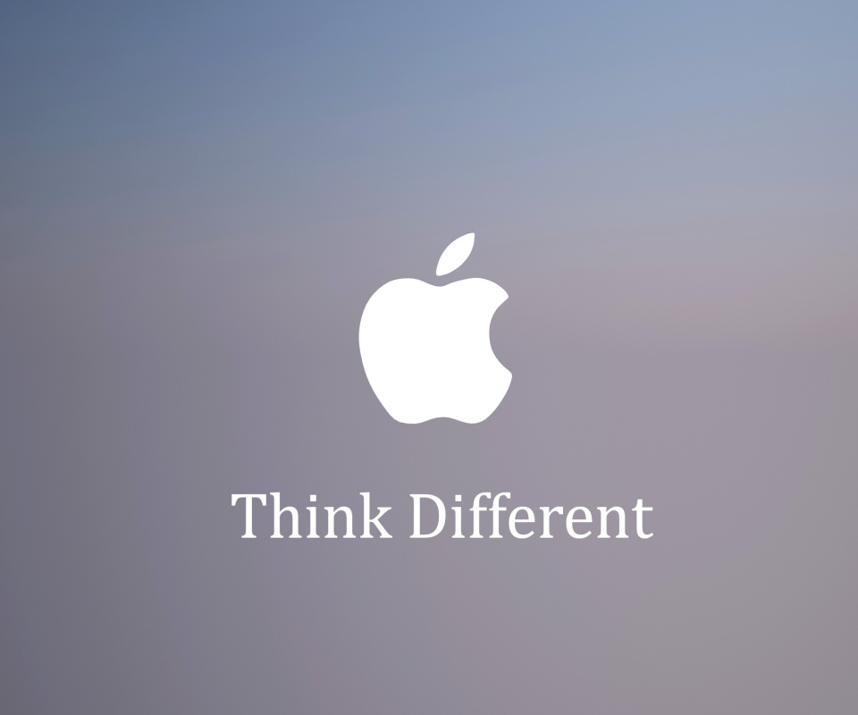 Das Apple, Think Different Wallpaper 960x800