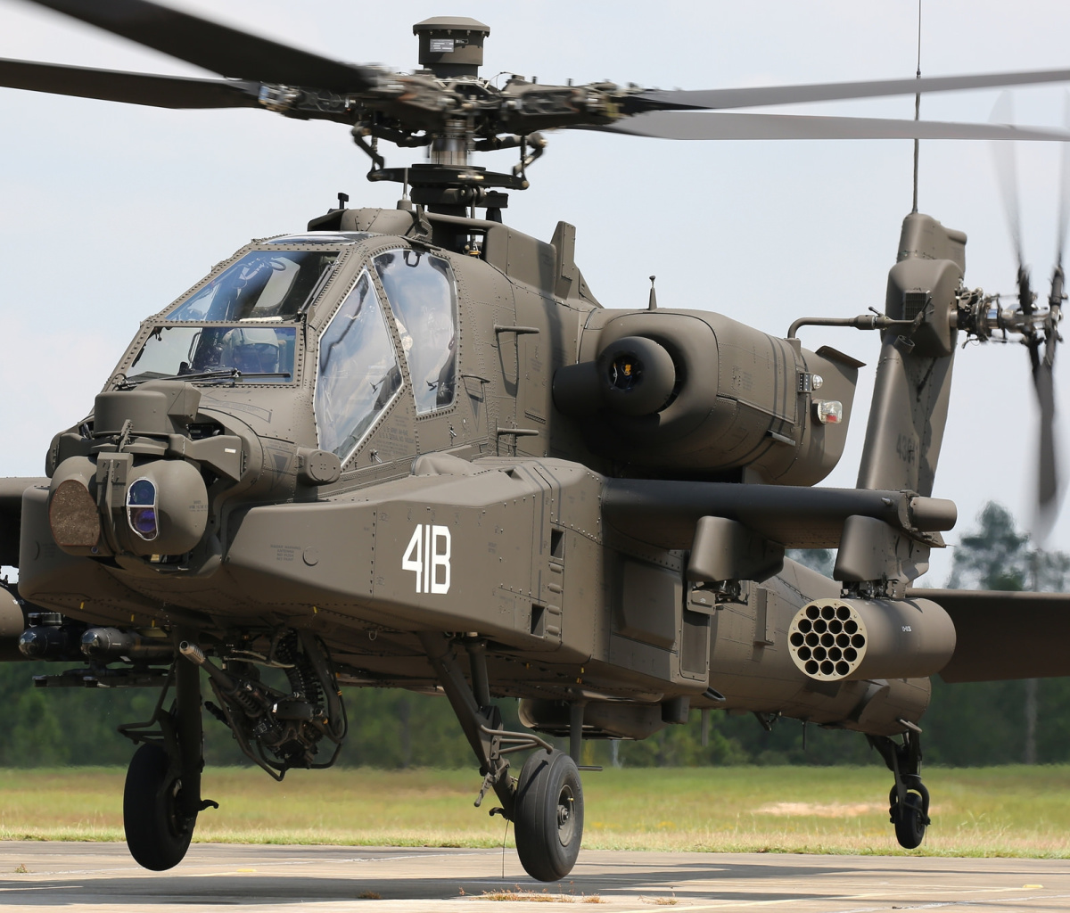 Das Boeing AH 64 Apache Wallpaper 1200x1024