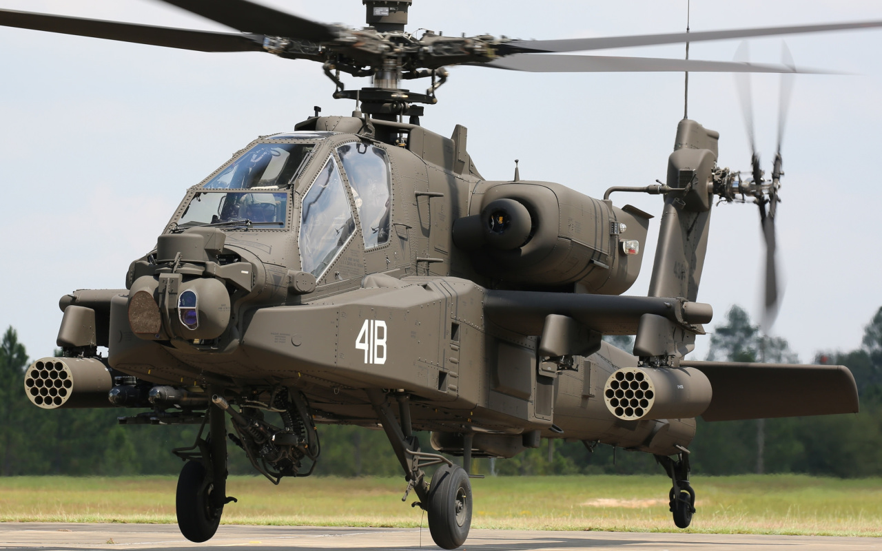 Screenshot №1 pro téma Boeing AH 64 Apache 1280x800