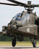 Screenshot №1 pro téma Boeing AH 64 Apache 128x160