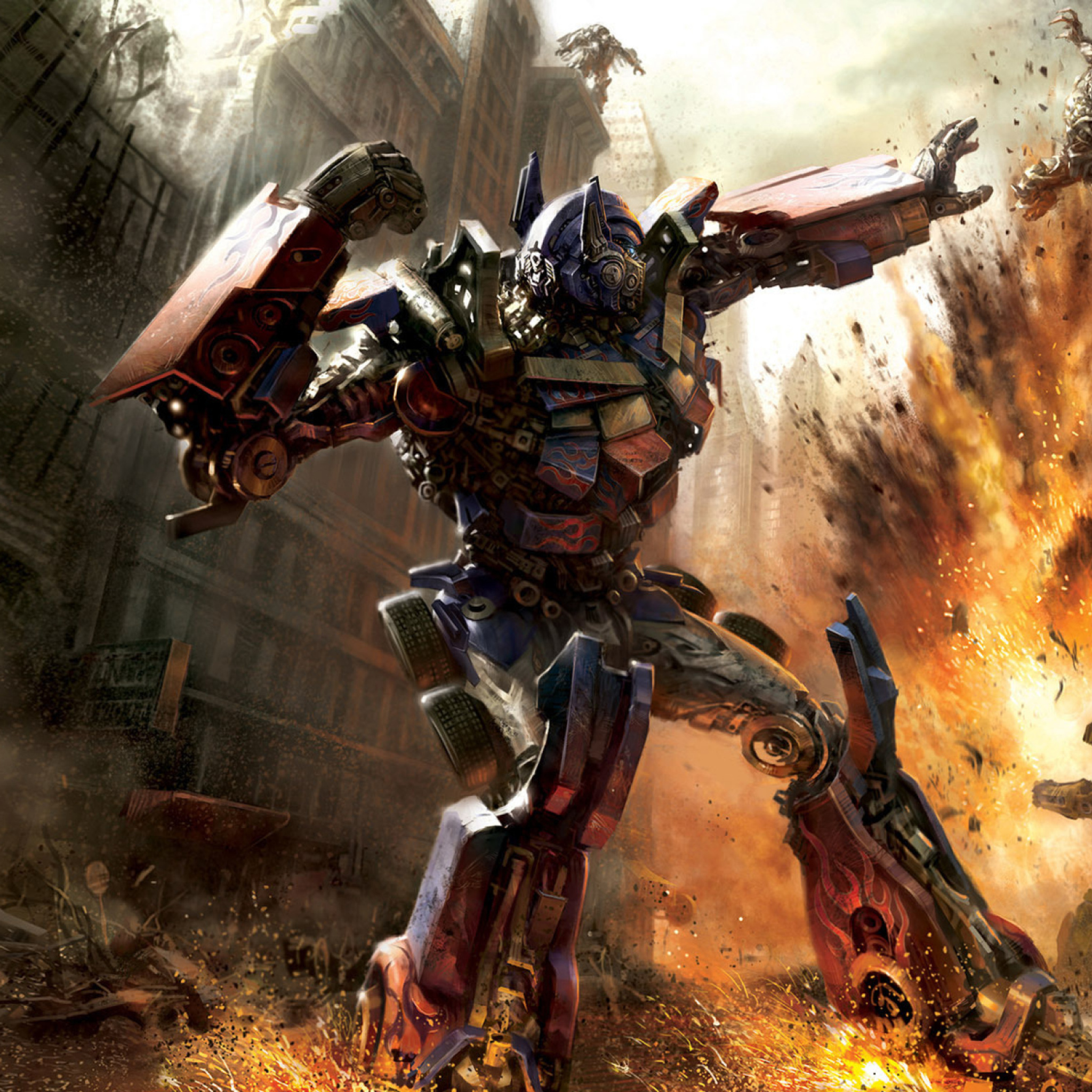 Screenshot №1 pro téma Transformer - Optimus Prime 2048x2048